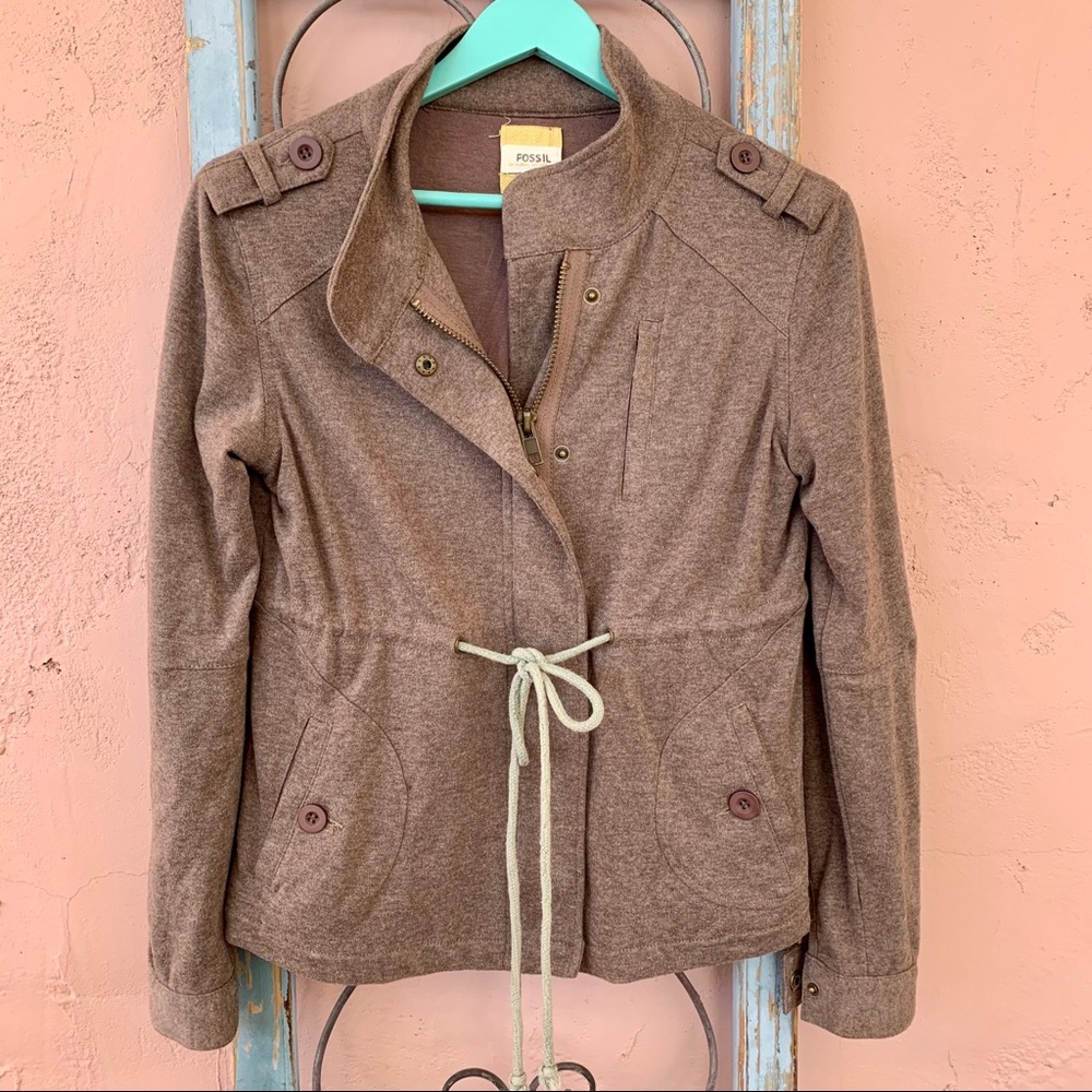 Fossil Brown Jacket Medium